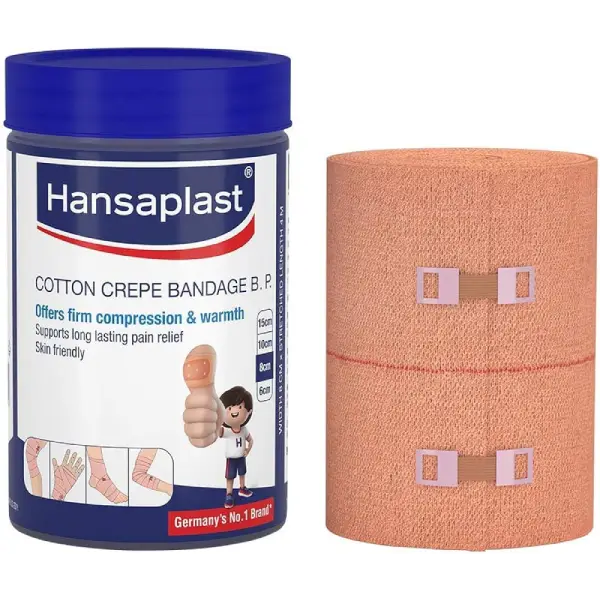 Hansaplast Cotton Crepe Bandage B.P. 8cm x 4m